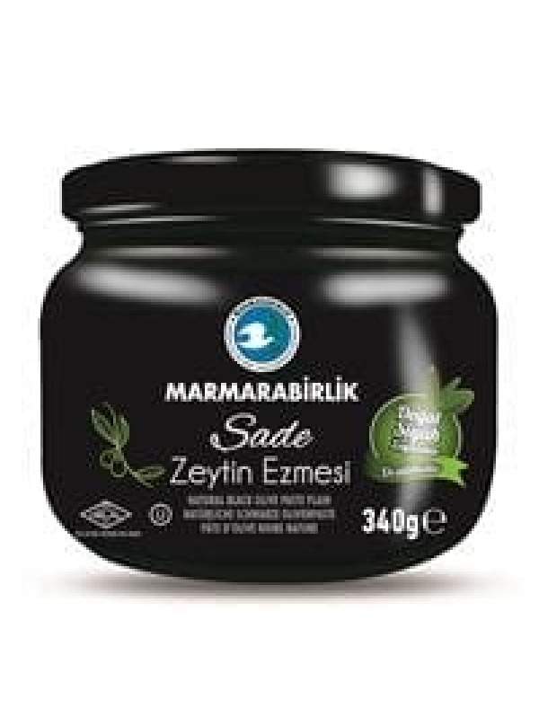 Marmarabirlik Zeytin Macunu Sade Cam 340 Gr
