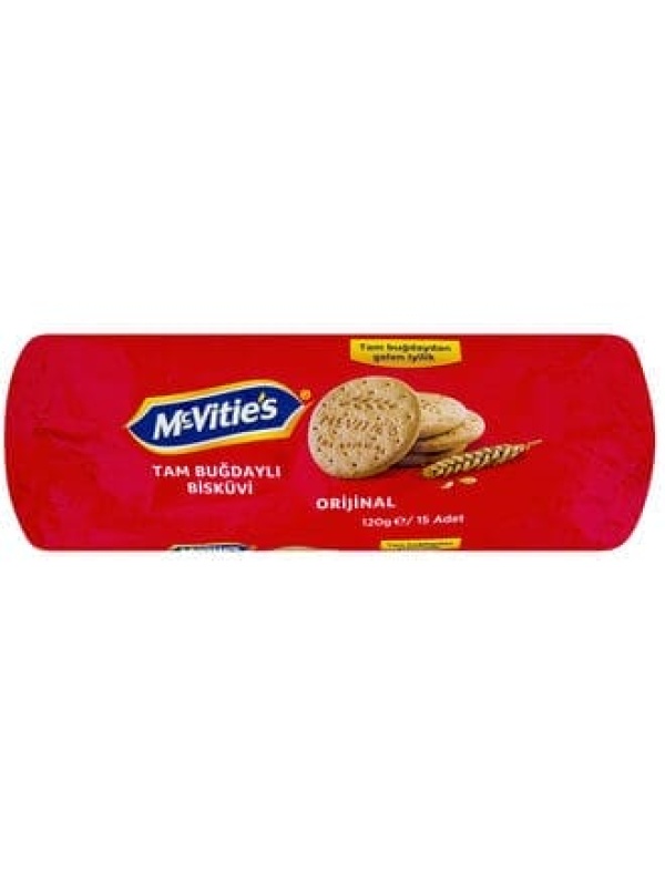 Mc Vitie's Tam Buğday Bisküvi 120 Gr