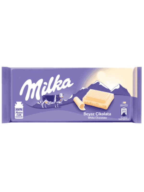 Milka Sütlü Çikolata Beyaz 80 Gr