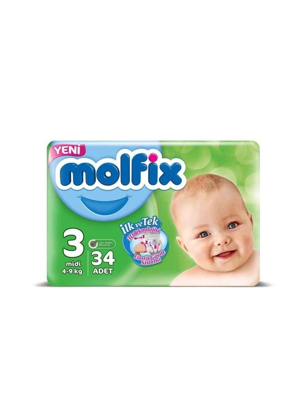 Molfix Ekonomik Paket No 3 34 Adet