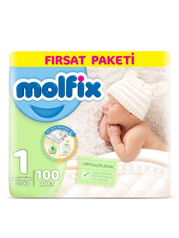 Molfix Fırsat Paketi No 1 100 Adet