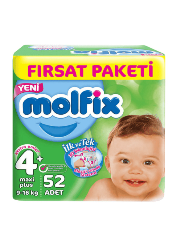 Molfix Fırsat Paketi No 4+ 52 Adet