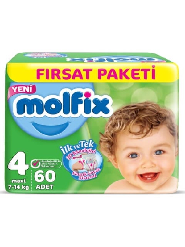 Molfix Fırsat Paketi No 4 60 Adet