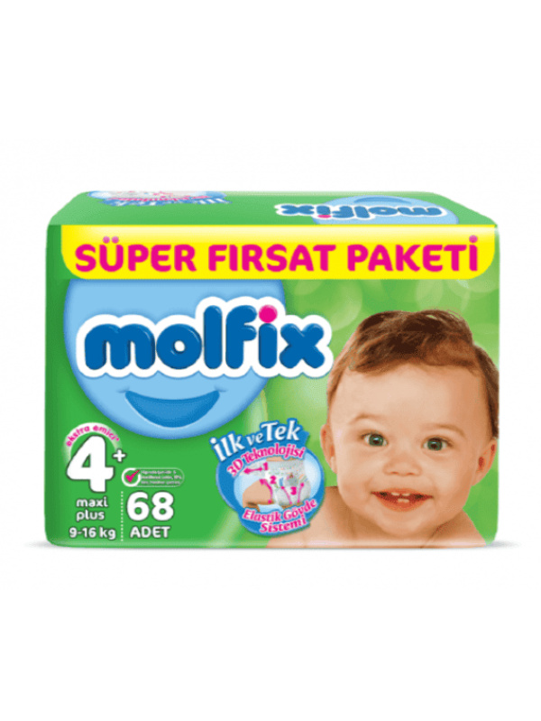 Molfix Fırsat Paketi No 4+ 68 Adet
