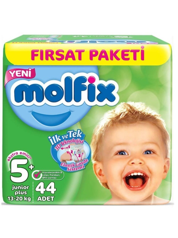 Molfix Fırsat Paketi No 5+ 44 Adet
