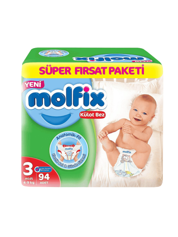 Molfix Külot Bez Süper Paketi No 3 94 Adet