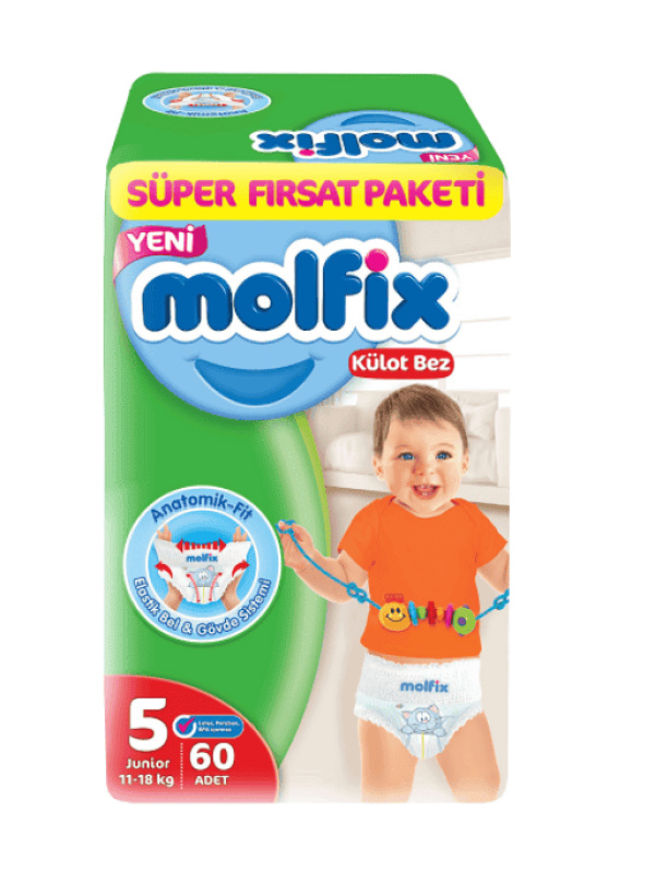 Molfix Külot Bez Süper Paketi No 5 60 Adet