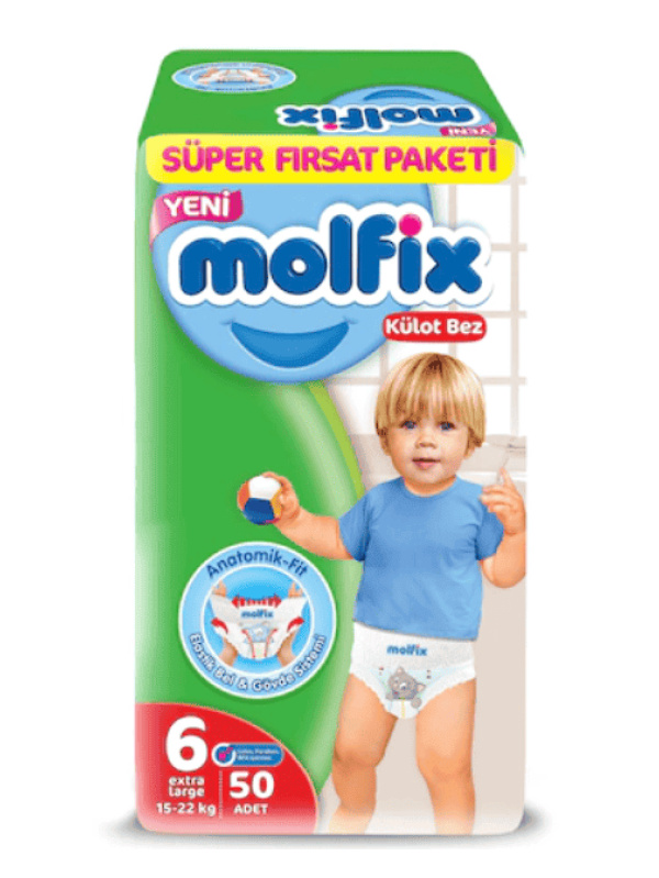 Molfix Külot Bez Süper Paketi No 6 50 Adet
