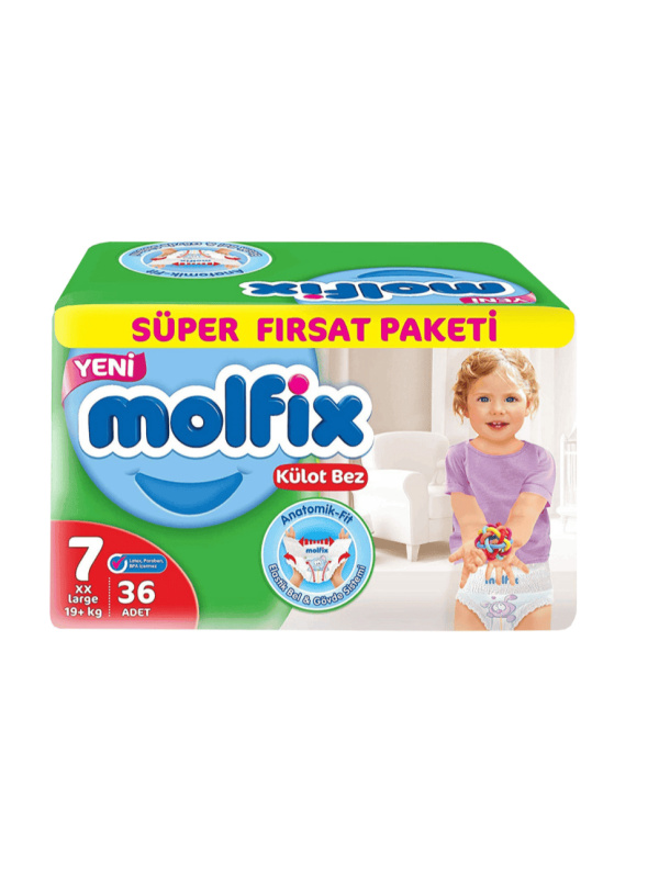 Molfix Külot Bez Süper Paketi No 7 36 Adet