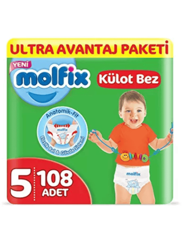 Molfix Külot Bez Ultra Avantaj Paketi No 5 (Kutu) 108 Adet