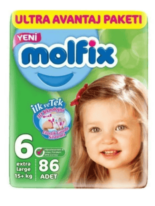 Molfix Ultra Fırsat Paketi No 6 86 Adet