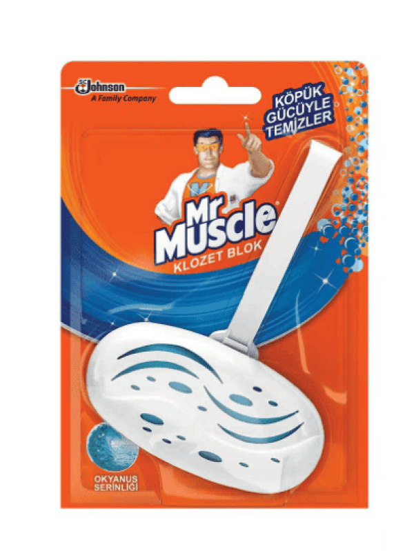 Mr. Muscle Okyanus Serinliği Tuvalet Blokları  40 Gr