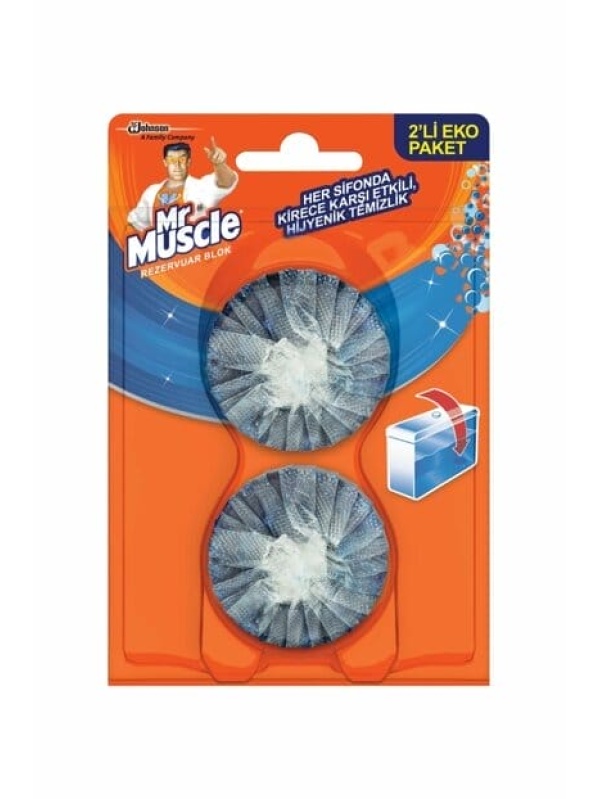 Mr. Muscle Rezervuar Blokları Ekonomik Paket 2X48 Gr