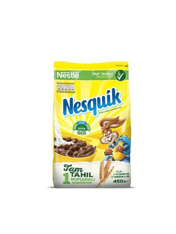 Nestle Nesquik Kakaolu Buğday Ve Mısır Gevreği 450 Gr