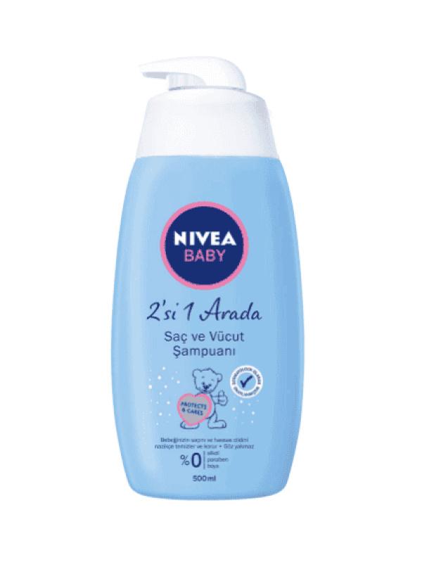 Nivea Bebek Şampuan 2'si 1 Arada Hair&body 750 Ml