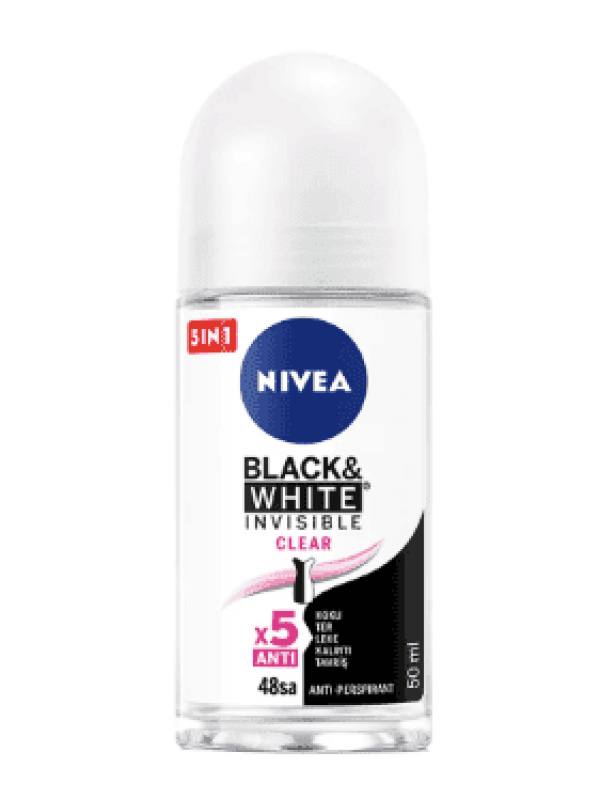 Nivea Deodorant B&w Clear Roll On 50 Ml