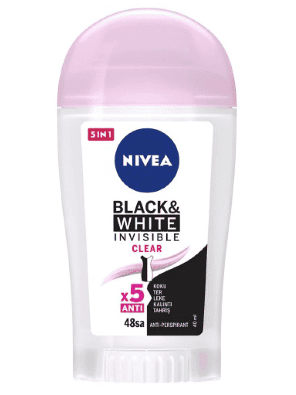 Nivea Deodorant B&w Clear Stick 40 Ml