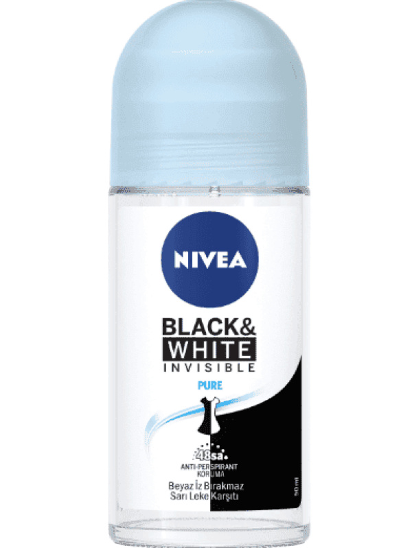 Nivea Deodorant B&w Pure Roll On 50 Ml