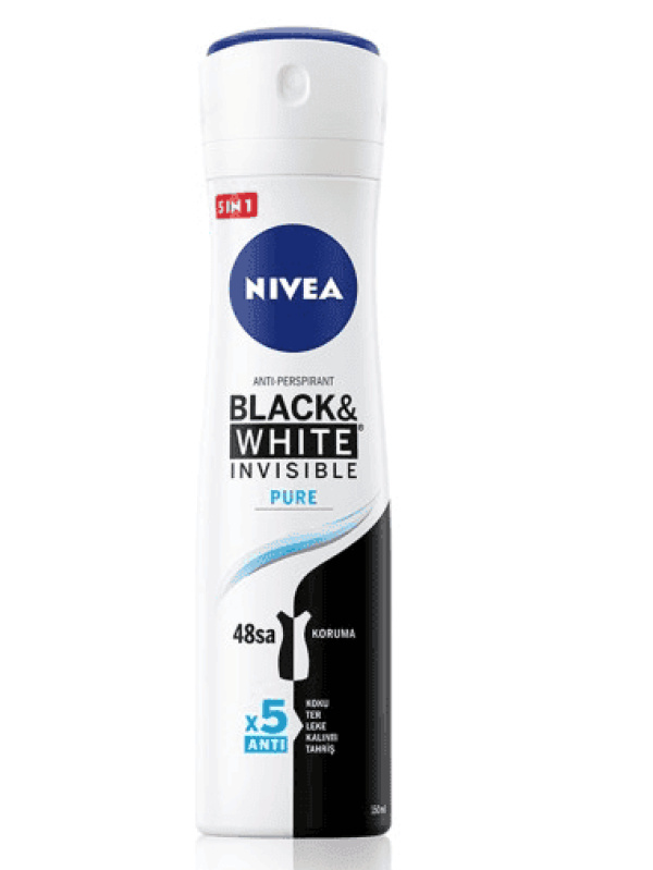 Nivea Deodorant B&w Pure Sprey 150 Ml