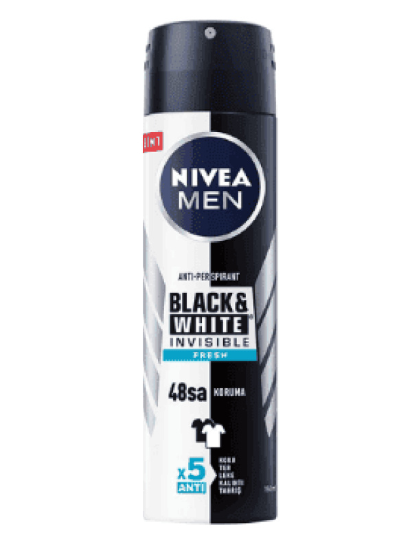 Nivea Men Deodorant B&w Fresh Sprey 150 Ml