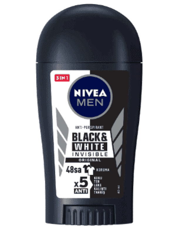 Nivea Men Deodorant B&w Original Stick 40 Ml