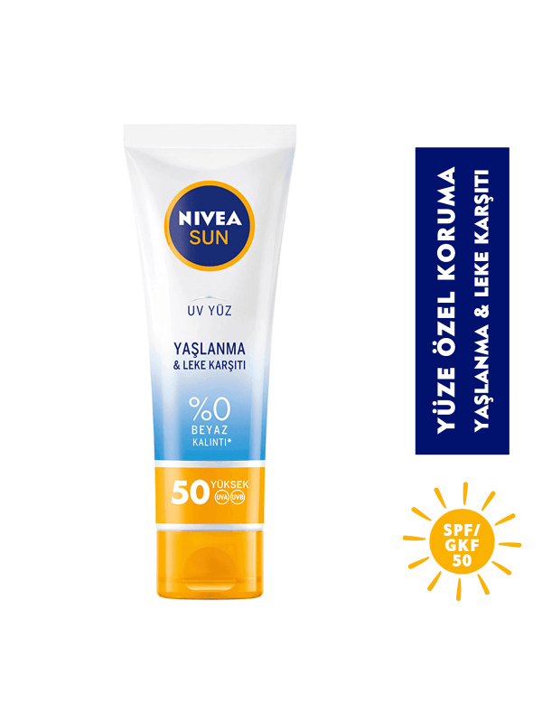 Nivea Sun Yaşlanma Karşıtı Ve Leke Karşıtı Yüz Kremi 50 Ml