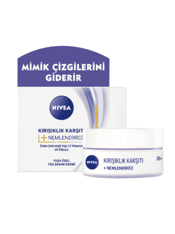 Nivea Yüz Bakım Kremi Yaşlanma Karşıtı Nemlendirici 35+ 50 Ml