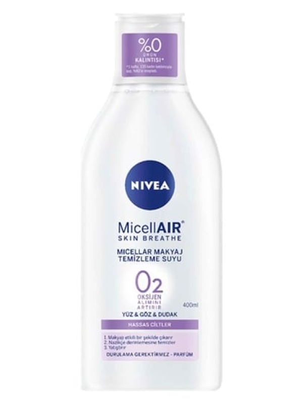 Nivea Yüz Bakımı Micellair Temizleme Suyu Hassas Ciltler 400 Ml