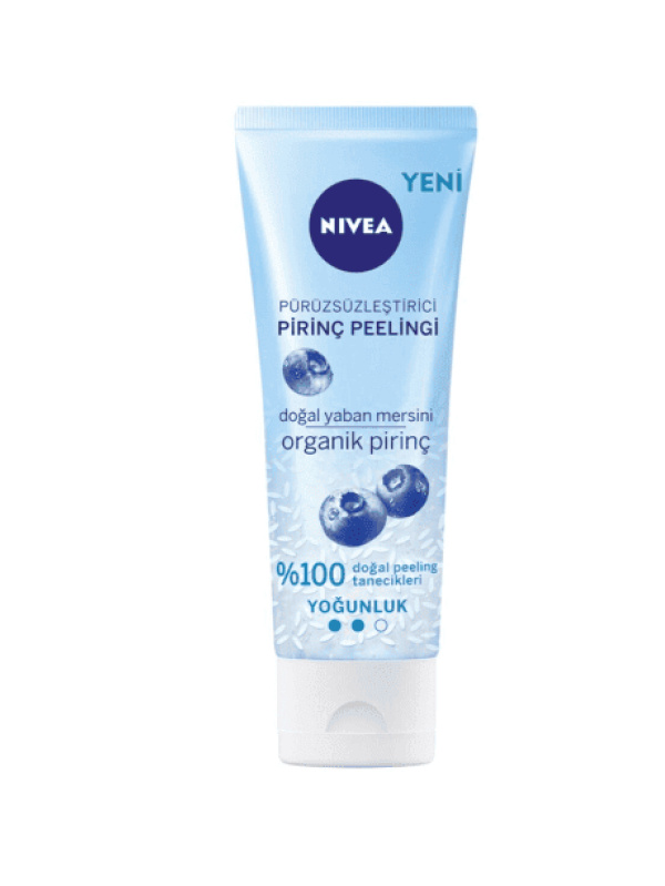 Nivea Yüz Bakımı Organik Pirinç Peelingi Yaban Mersini 75 Ml
