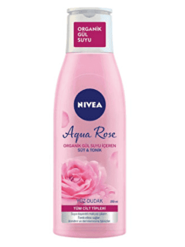 Nivea Yüz Temizleme Sütü Gül 200 Ml