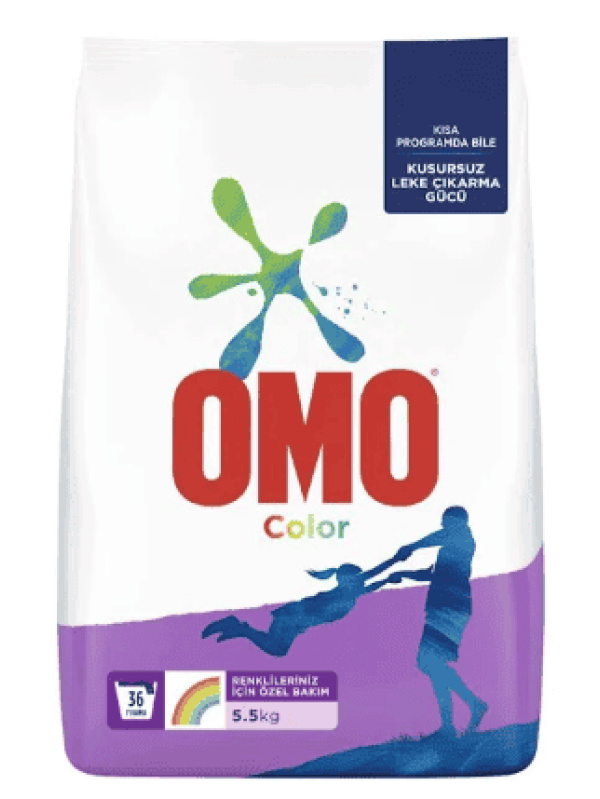 Omo Matic Toz Deterjan Renkliler 5