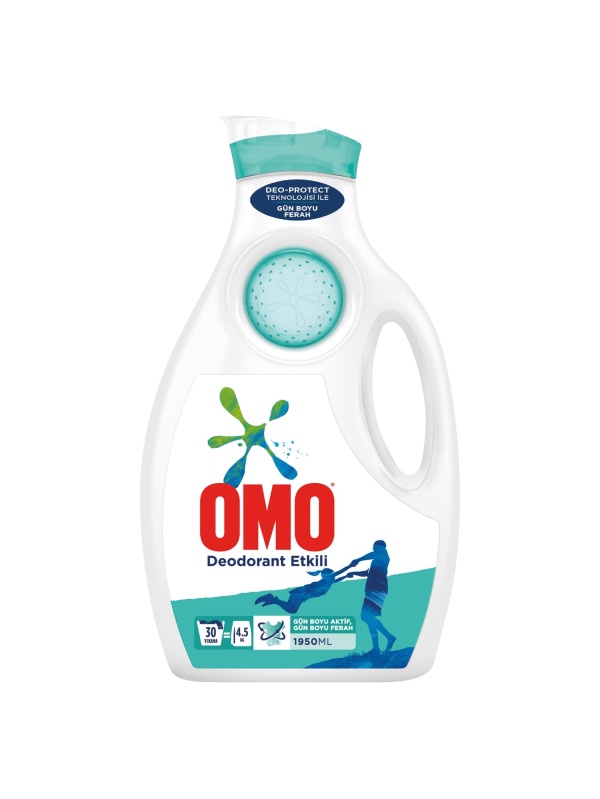 Omo Sıvı Deterjan Deodorant Etkili 1950 Ml