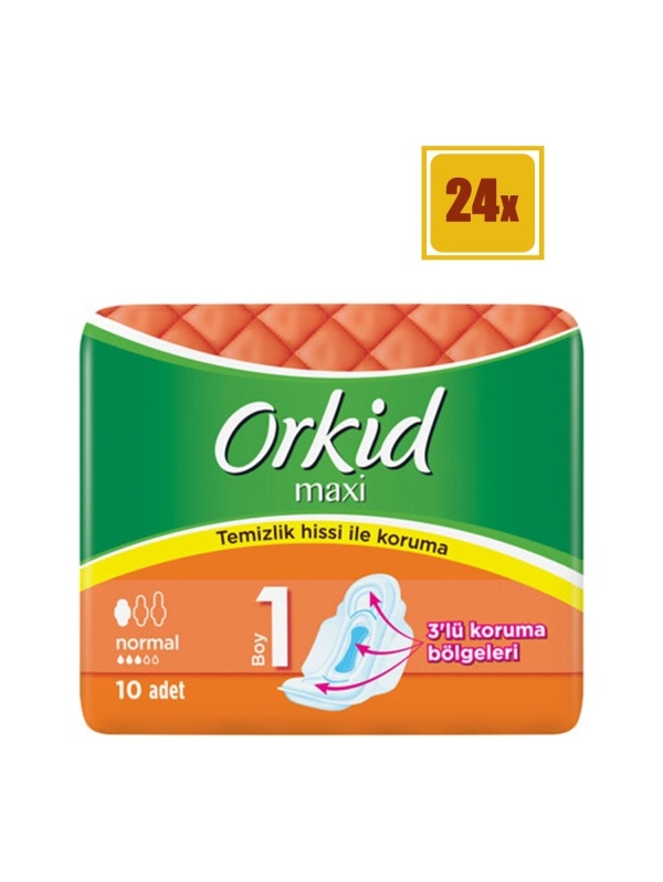 Orkid Maxi Normal Ped 10 Adet