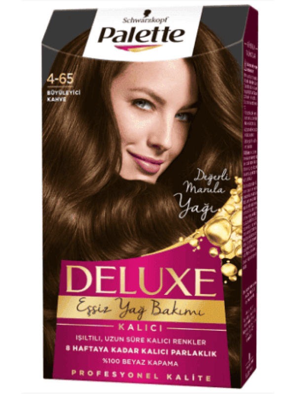 Palette Deluxe Saç Boyası Büyüleyici Kahve 4-65 1 Adet