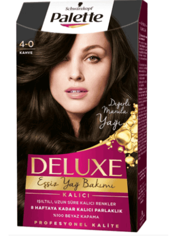 Palette Deluxe Saç Boyası Kahve 4-0 1 Adet