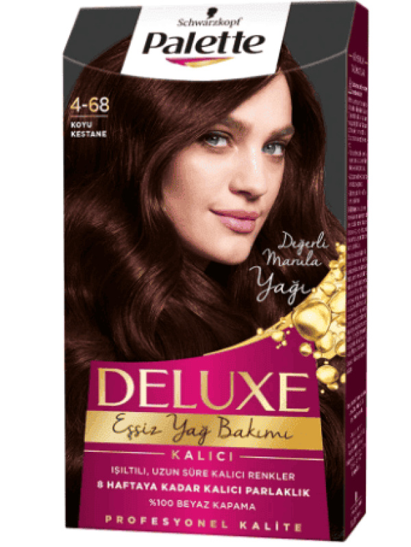 Palette Deluxe Saç Boyası Koyu Kestane 4-68 1 Adet