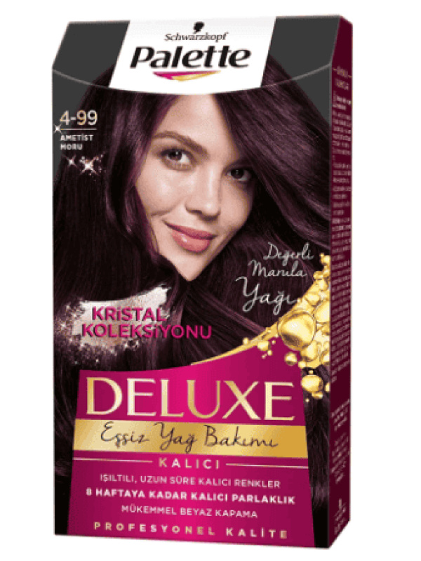 Palette Deluxe Saç Boyası Patlıcan Moru 4-99 1 Adet