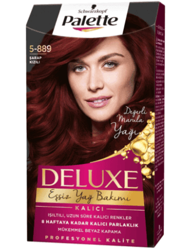 Palette Deluxe Saç Boyası Şarap Kızılı 5-889 1 Adet
