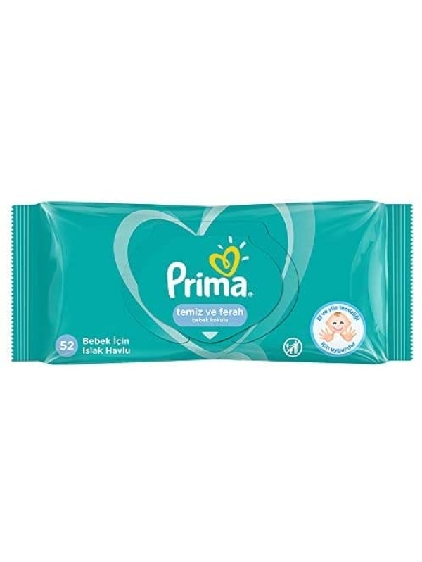 Pampers Prima Islak Havlu 52 Adet