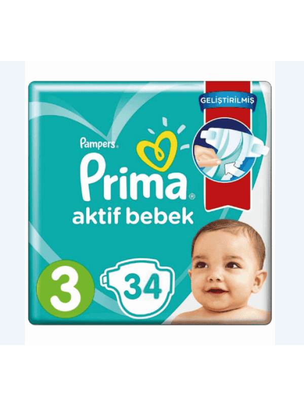 Pampers Prima Midi 34 Adet