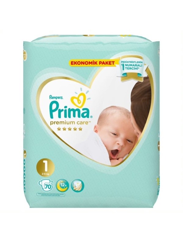 Pampers Prima No1  70 Adet