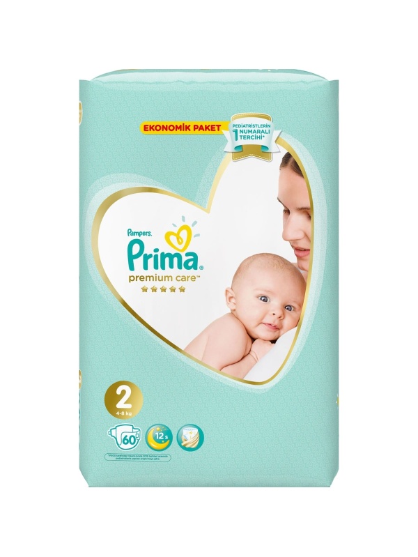 Pampers Prima No2  60 Adet