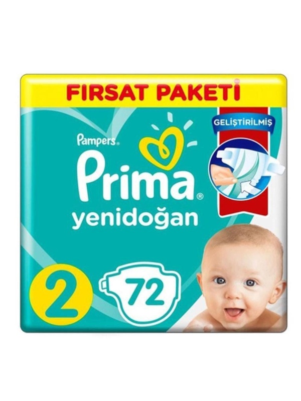 Pampers Prima No2  72 Adet