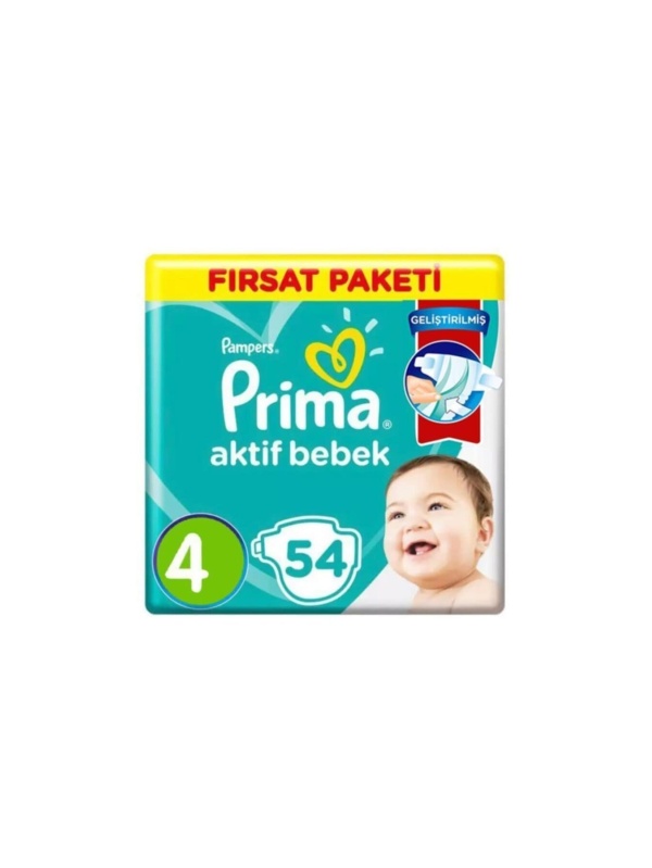 Pampers Prima No4 54 Adet