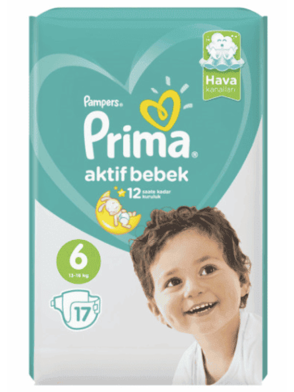 Pampers Prima No6  17 Adet