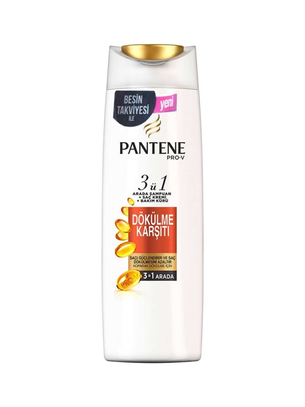 Pantene 3'ü 1 Arada Saç Dökülmesine Karşı Şampuan 470 Ml