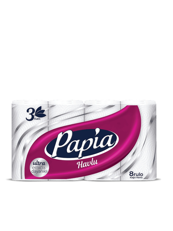 Papia Kağıt Havlu 8 Adet