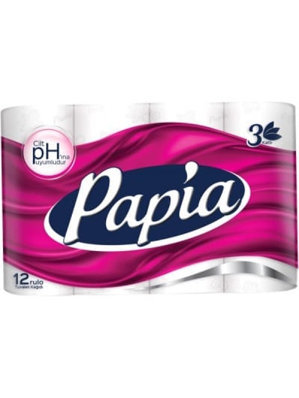 Papia Tuvalet Kağıdı 12 Adet