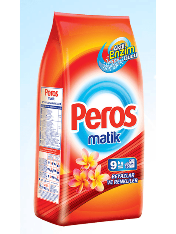 Peros Toz Deterjan Beyazlar&renkler 9 Kg