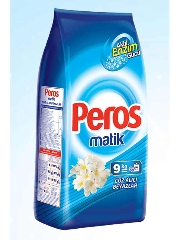 Peros Toz Deterjan Göz Alıcı Beyazlar 9 Kg